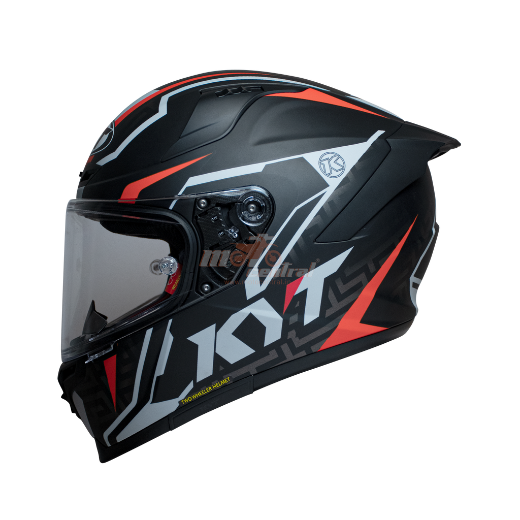 KYT Striker #02 Matt Black Red Helmet