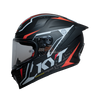KYT Striker #02 Matt Black Red Helmet