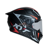 KYT Striker #02 Matt Black Red Helmet