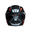 KYT Striker #02 Matt Black Red Helmet