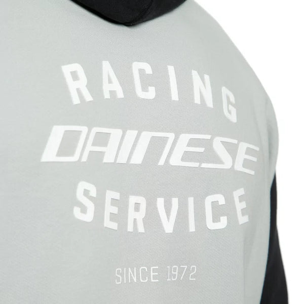 Dainese Racing Service Full Zip Hoodie (Glacier Gray Black)– Moto