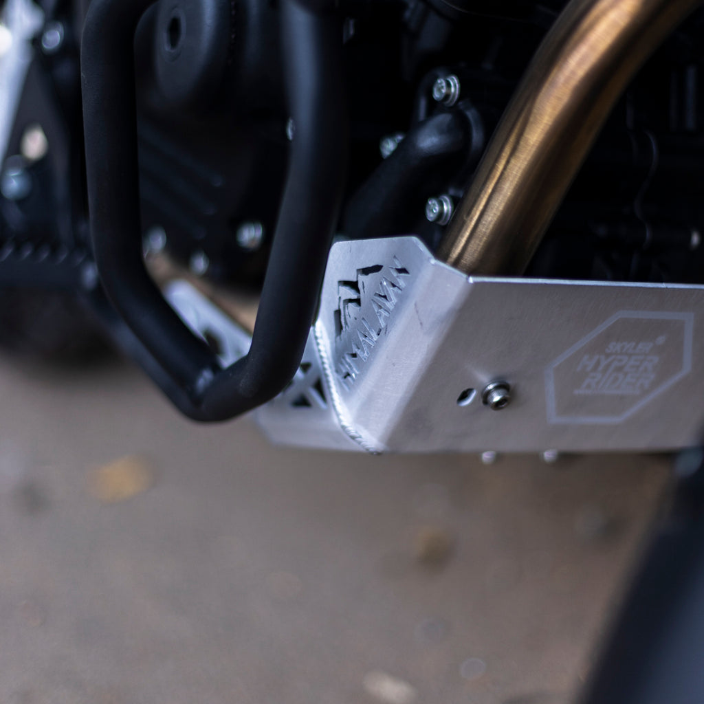 Hyperrider Royal Enfield Himalayan 450 Aluminium Bash Plate Silver (HRHIM45005S)