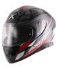 AXOR Apex Turbine Matt Black Red Grey Helmet