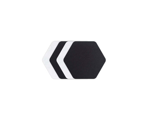 Gear Aid Tenacious Tape Hex Patches Black and Clear (10732)
