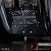 ZANA UK FLAG GLOSSY BLACK BASH PLATE (ZI-6036)