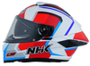 NHK K5R Retro Gloss White Red Blue Helmet