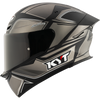 KYT TT Revo Tourist Cool Grey Matt Helmet