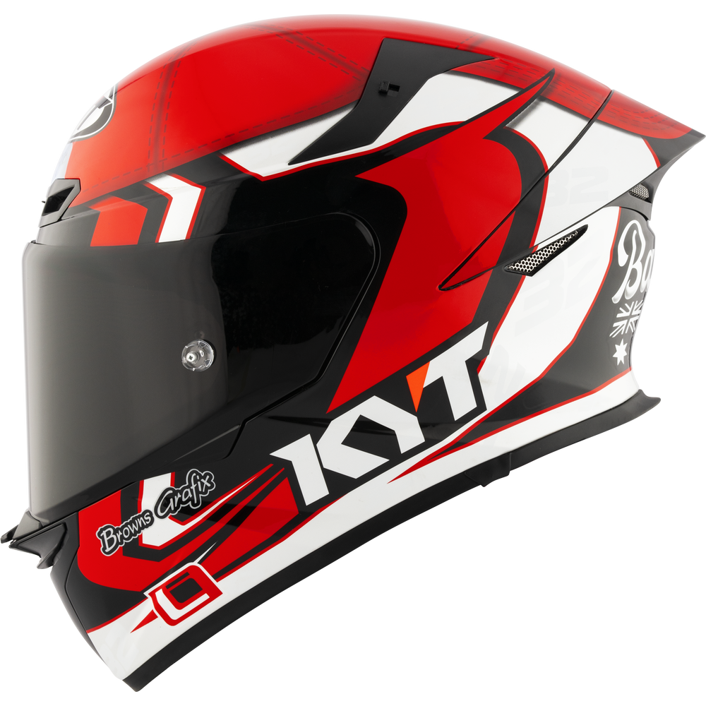 KYT TT Revo Bayliss Replica Gloss Helmet