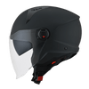 KYT D City Plain Matt Black Helmet