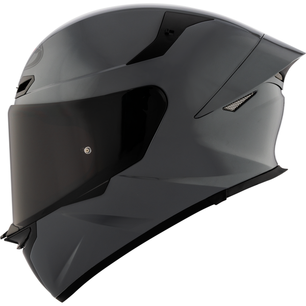 KYT TT Revo Plain GRL Grey Gloss Helmet