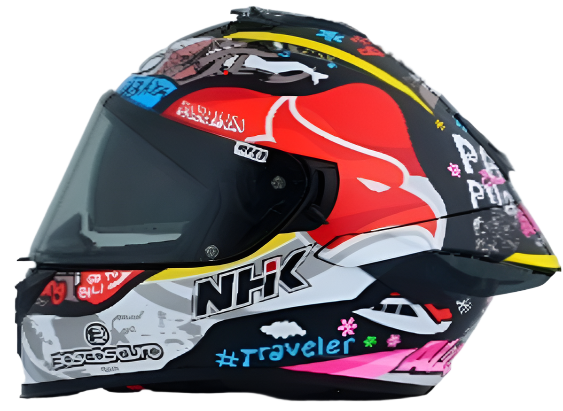 NHK K5R Alonso Lopez #11 Gloss Black Helmet
