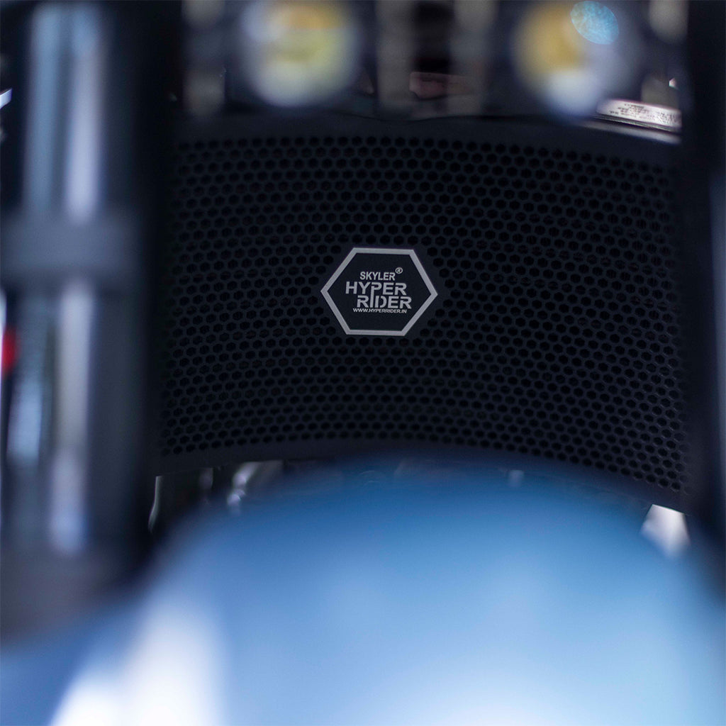 Hyperrider KTM Duke 250 390 GEN 3 Radiator Guard Aluminium Black (HRKDGN3006S)