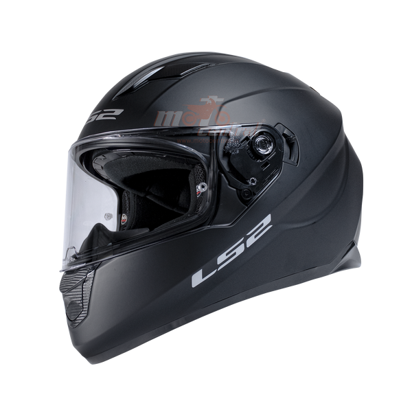 ls2 ff320 l full face helmet black l LS2 FF320 Stream Evo Solid Black Matt Helmet (D Ring)– Moto Central