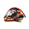 SMK Stellar Sports Turbo Gloss Black Red Yellow (GL234) Helmet