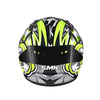 SMK Stellar Sports Turbo Gloss Black Yellow Grey (GL246) Helmet