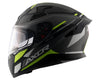 AXOR Apex Turbine Matt Black Neon Yellow Grey Helmet