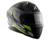 AXOR Apex Turbine Matt Black Neon Yellow Grey Helmet