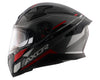 AXOR Apex Turbine Matt Black Red Grey Helmet