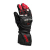 Raida Aeroprix Carbon Motorcycle Riding Gloves (Black Red)