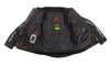 Tarmac Corsa Riding Jacket Black Red with SafeTech Protectors