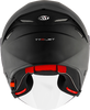 KYT TTR Jet Plain Ice Matt Black Helmet