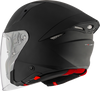 KYT TTR Jet Plain Ice Matt Black Helmet