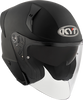 KYT TTR Jet Plain Ice Matt Black Helmet