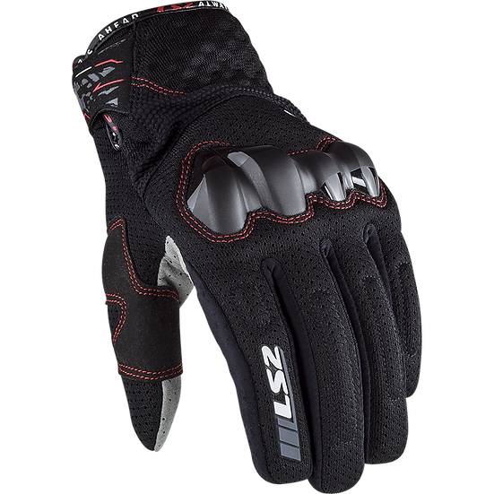 LS2 Chaki Riding Gloves (Black)