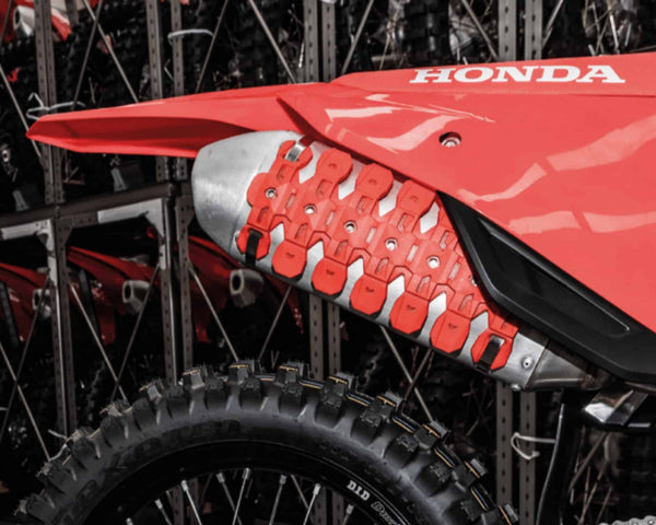 PROTECTOR DE ESCAPE 2T ARMADILLO POLISPORT AZUL - Dagan Off Road