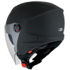 KYT D City Plain Matt Black Helmet