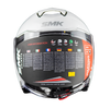 SMK GTJ Solid Gloss White (GL100) Helmet