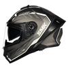 SMK Typhoon Aerot Gloss Black Grey (GL266) Helmet