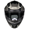 SMK Typhoon Aerot Gloss Black Grey (GL266) Helmet
