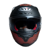 KYT Striker AF37 Livery Matt Black Red Helmet