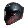 KYT Striker AF37 Livery Matt Black Red Helmet