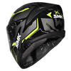 SMK Typhoon Azonix Matt Black Grey Yellow (MA264) Helmet