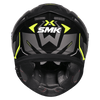 SMK Typhoon Azonix Matt Black Grey Yellow (MA264) Helmet