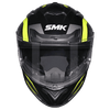 SMK Typhoon Azonix Matt Black Grey Yellow (MA264) Helmet