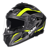 SMK Typhoon Azonix Matt Black Grey Yellow (MA264) Helmet