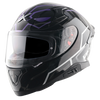 AXOR Apex Marvel Panther Gloss Black Purple Helmet
