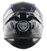 AXOR Apex Marvel Panther Gloss Black Purple Helmet