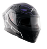 AXOR Apex Marvel Panther Gloss Black Purple Helmet