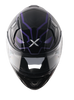 AXOR Apex Marvel Panther Gloss Black Purple Helmet