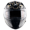 AXOR Apex Marvel Panther Gloss Black Gold Helmet