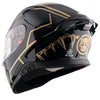 AXOR Apex Marvel Panther Gloss Black Gold Helmet