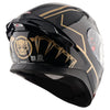 AXOR Apex Marvel Panther Gloss Black Gold Helmet