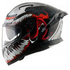 AXOR Apex Marvel Venom Gloss Black Red Helmet