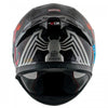AXOR Apex Marvel Venom Gloss Black Red Helmet