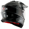 AXOR XCross Dual Visor Solid Gloss Black Red Helmet