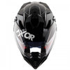 AXOR XCross Dual Visor Solid Gloss Black Red Helmet